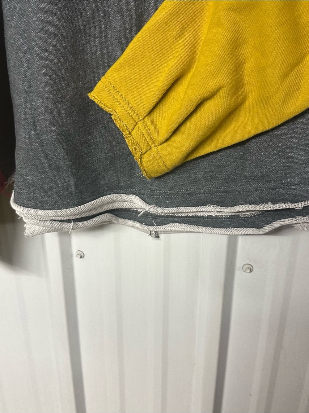 Natural Life Knit Trim Sweatshirt Long Sleeve Boho Cozy Cottagecore - Picture 4 of 13